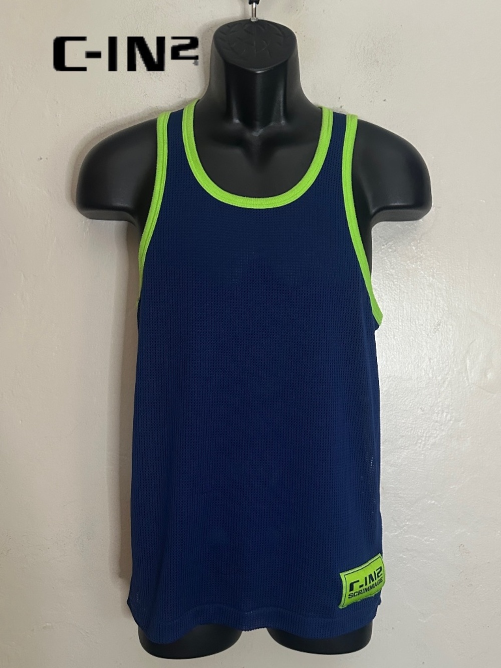 Cin2 Scrimmage Mesh Tank Top 18" armpit to armpit Gently worn Nylon/spandex